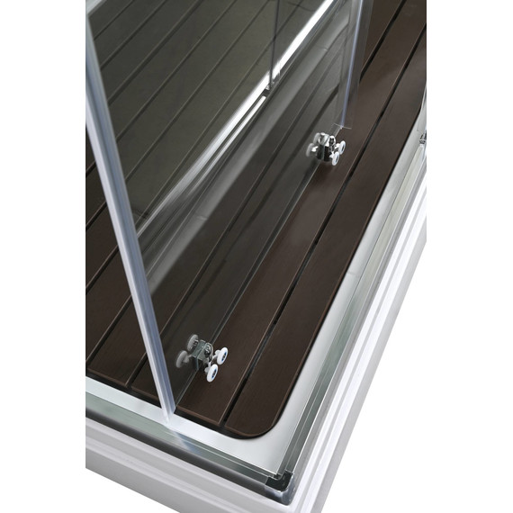 Гидробокс Avacan 100x80 см K2810LED, хром/прозрачное (безсиликоновая сборка) - фото 11