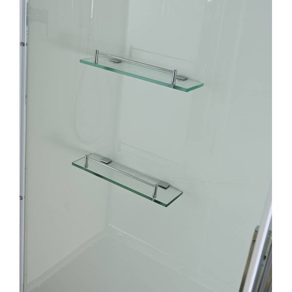 Душевая кабина Avacan 100x80 см K2810N, хром/прозрачное (безсиликоновая сборка) - фото 7