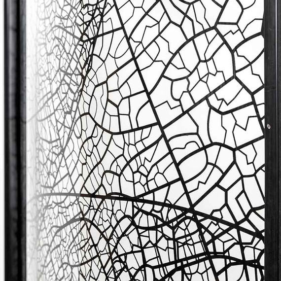 Душевое ограждение Avacan 80х80 см HB80, чёрный/узор - фото 10