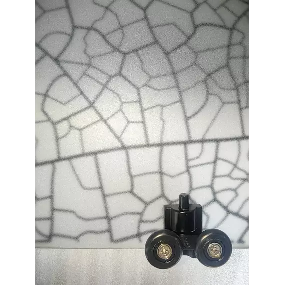 Душевая дверь Avacan (170-190) см FB2-170MT, чёрный/матовое - фото 9