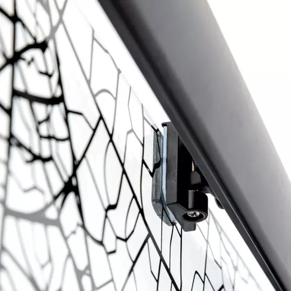 Душевая дверь Avacan (190-210) см FB2-190, чёрный/узор - фото 12