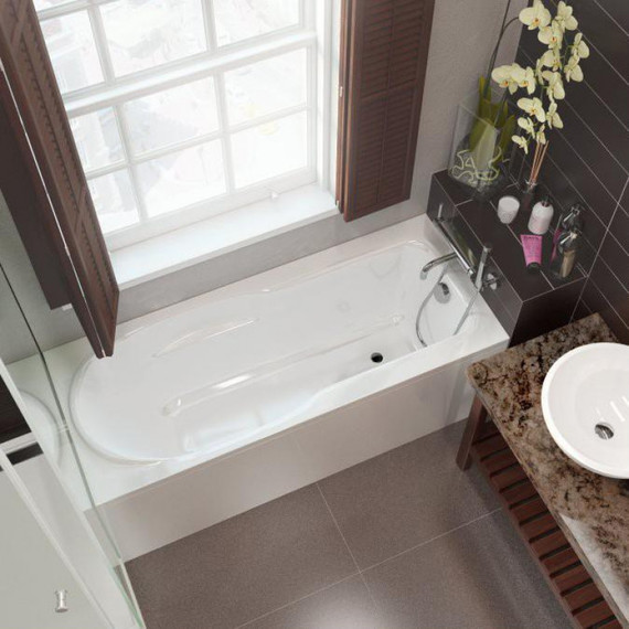 Ванна акриловая Riho COLUMBIA 140x70 см B004001005, Размер - мм: 1400х700 - фото 7