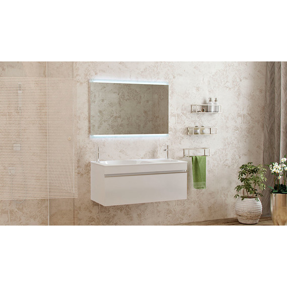 Тумба подвесная с раковиной Velvex Otto 100 см tpOTT.100-21.11, белый - фото 5