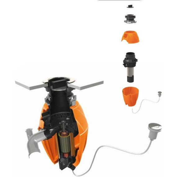 Измельчитель пищевых отходов Omoikiri Nagare 1000 (4995058) - фото 2