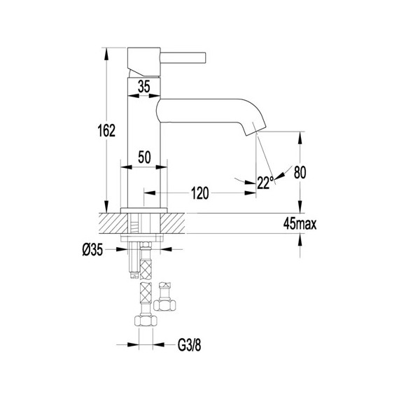 Смеситель для раковины Grocenberg GB2099NK, никель - фото 7
