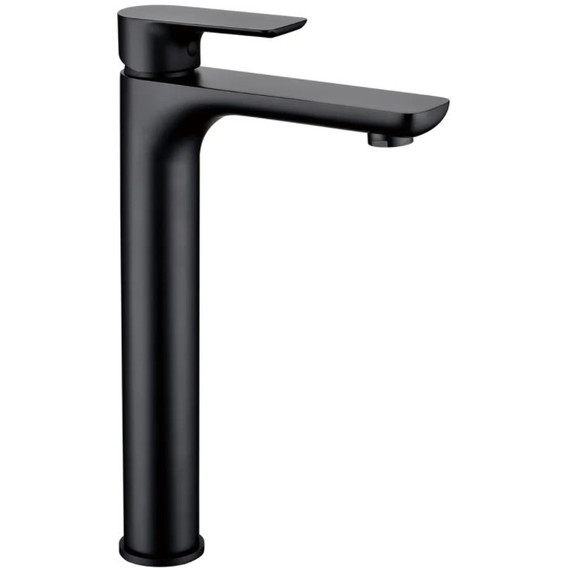 Смеситель для умывальника высокий Grocenberg GB3009BL, чёрный матовый - фото 