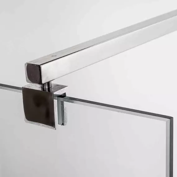 Душевая перегородка Avacan 100 см LC100MT стекло (8 мм) с кронштейном в комплекте, хром/матовое - фото 6