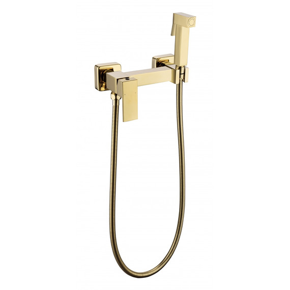 Набор для гигиенического душа Grocenberg GB101N-GO, золото - фото 2