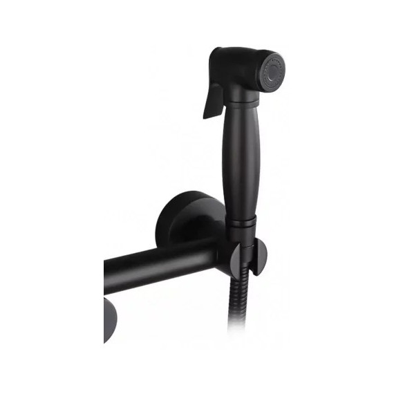 Набор для гигиенического душа Grocenberg GB103N-BL, чёрный матовый - фото 2