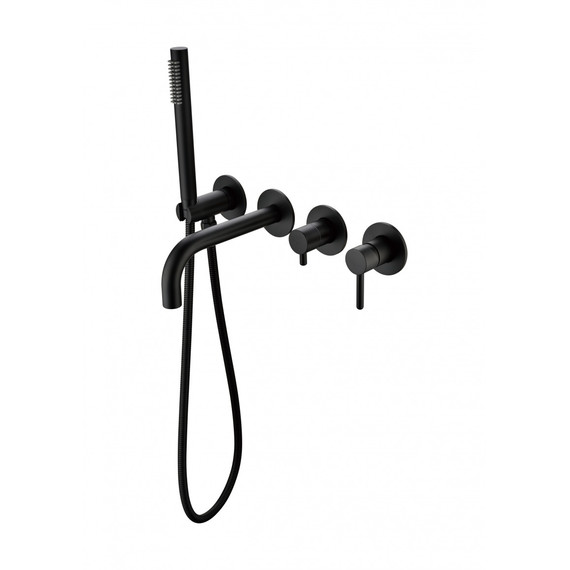 Смеситель для ванны Grocenberg GB5070BL, чёрный матовый - фото 