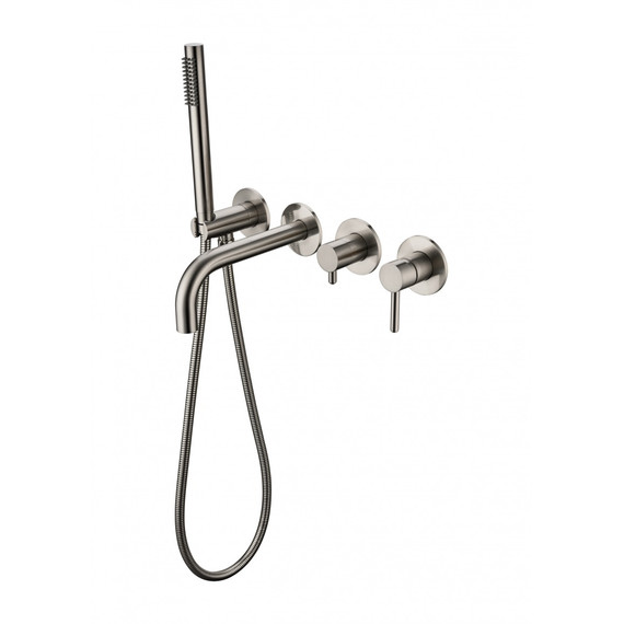 Смеситель для ванны Grocenberg GB5070NK, никель - фото 