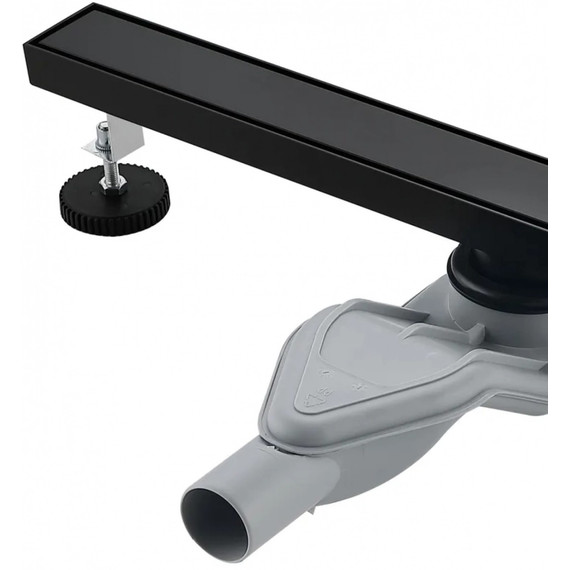 Трап Grocenberg 60 см T600BL, чёрный матовый (под плитку) - фото 2