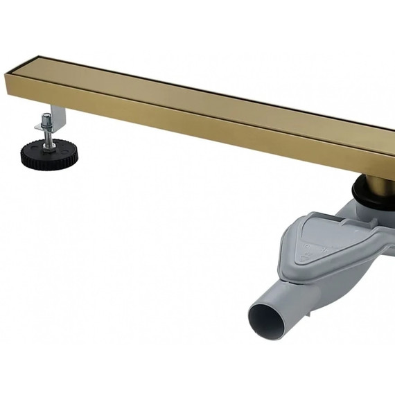 Трап Grocenberg 80 см T800MG, матовое золото (под плитку) - фото 2