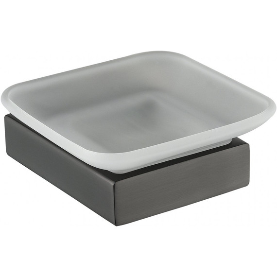 Мыльница Grocenberg AC0023BG, цвет графит - фото 