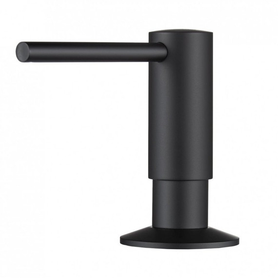 Дозатор для жидкого мыла Grocenberg AC0032BL, цвет чёрный матовый - фото 2