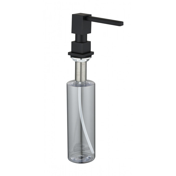 Дозатор для жидкого мыла Grocenberg AC0033BL, цвет чёрный матовый - фото 