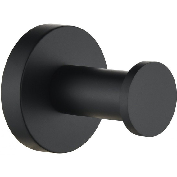 Крючок Grocenberg AC0061BL, цвет чёрный матовый - фото 