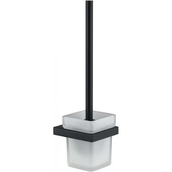 Ёршик для унитаза Grocenberg AC0026BL, чёрный матовый - фото 
