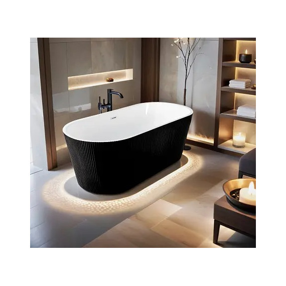 Ванна отдельностоящая Loranto 170х75 см CS-03mB-170 - фото 2