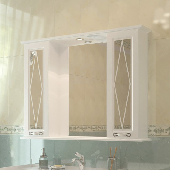 Зеркало-шкаф EvaGold Viktoria 100 см EG010011 - фото 