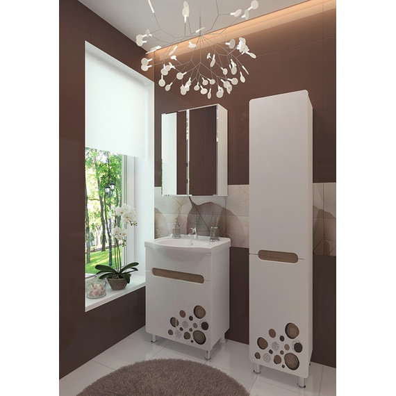 Зеркало-шкаф EvaGold Bamby 55 см EG010107 - фото 2