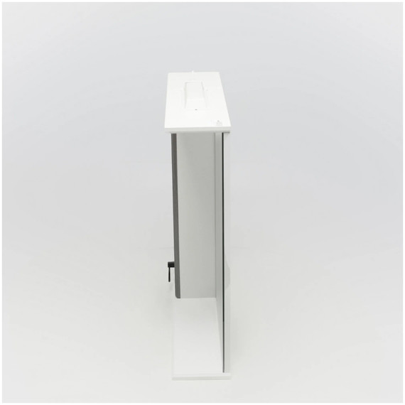 Зеркало-шкаф EvaGold Arcada 65 см L EG010154, белый глянец/серая лиственница - фото 11