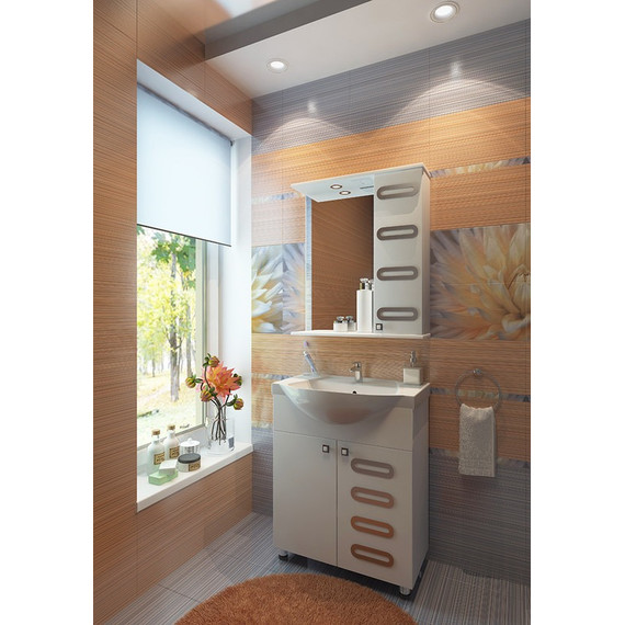 Зеркало-шкаф EvaGold Melania 65 см R EG010158 - фото 2