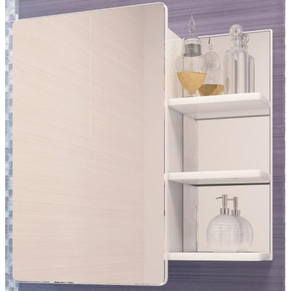 Зеркало-шкаф EvaGold Хай-тек 62 см L EG010164 - фото 