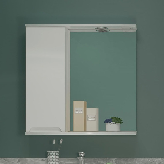 Зеркало-шкаф EvaGold Paola 70 см L EG010195 - фото 