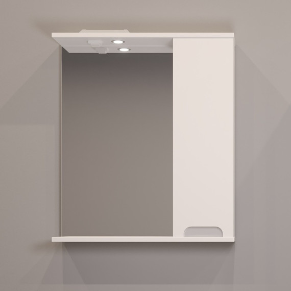 Зеркало-шкаф EvaGold Vesta 75 см EG010419 - фото 