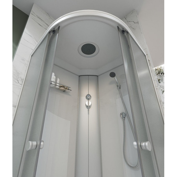 Душевая кабина EvaGold 90х90 см EG210004, хром/матовое - фото 3