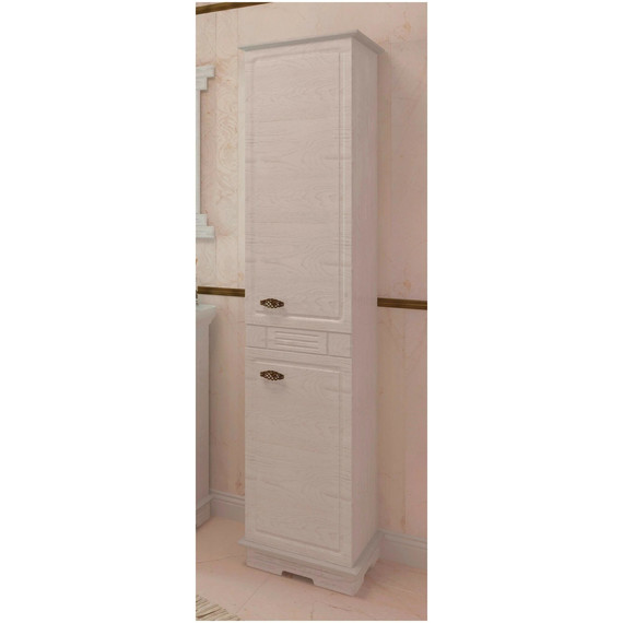 Пенал напольный EvaGold Taylor 46 см EG030059, дуб белый фактурный - фото 