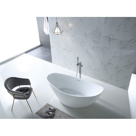 Ванна отдельностоящая Abber AB9233 184x79 см - фото 10