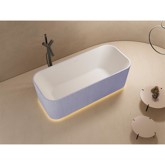 Ванна отдельностоящая Abber Stein 170x75 см AS9663Violett, фиолетовый - фото 8