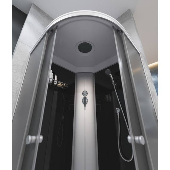 Душевая кабина EvaGold 90х90 см EG210008, хром/матовое - фото 4