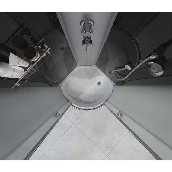 Душевая кабина EvaGold 90х90 см EG210011, хром/матовое - фото 3