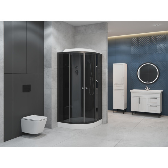 Душевая кабина EvaGold 90х90 см EG210024, чёрный/тонированное - фото 2