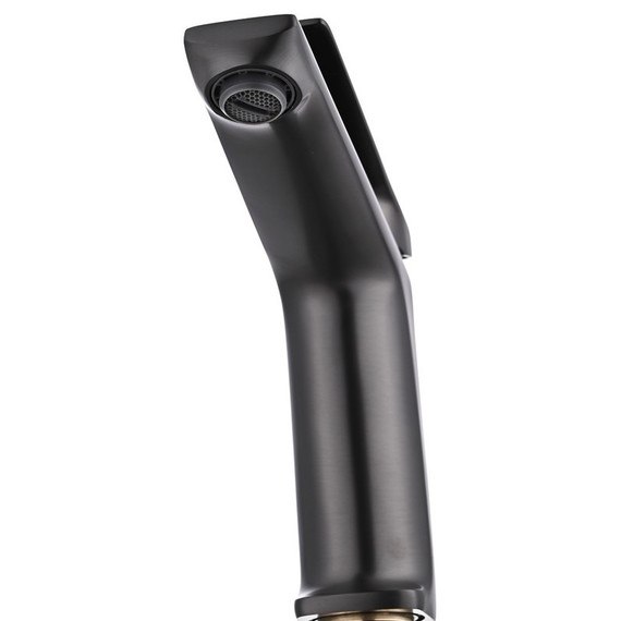 Смеситель для раковины EvaGold Vesta EG400086, оружейная сталь - фото 5