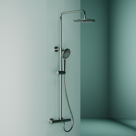 Душевая стойка с термостатом Sancos Game SC3002CH - фото 