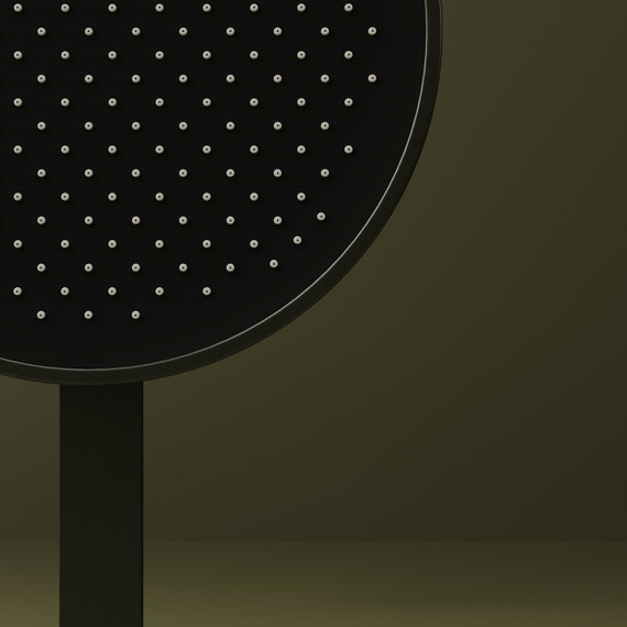 Душевая система для душа с термостатом Sancos Space SC3006GMG, вороненая сталь - фото 7