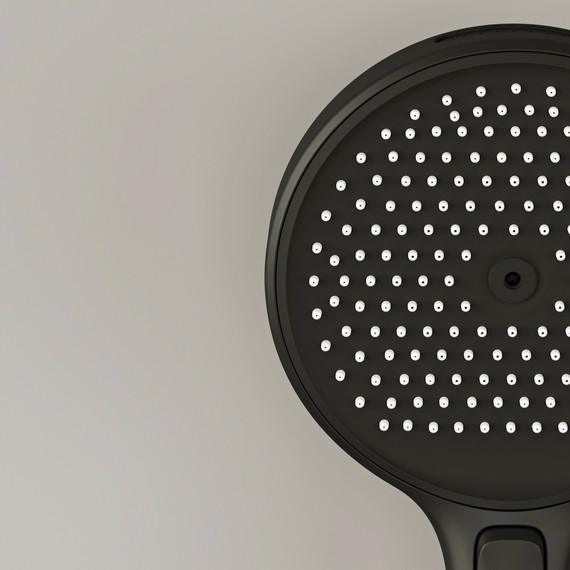 Душевая система для душа с термостатом Sancos Space SC3006MB, чёрный матовый - фото 9