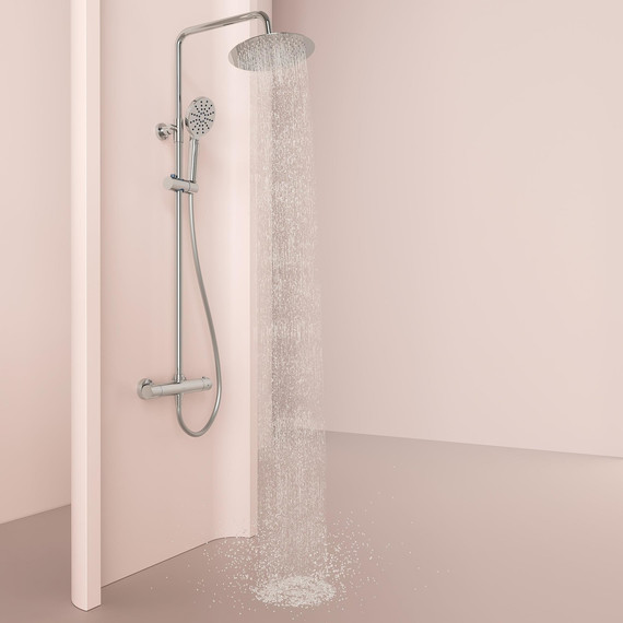 Душевая стойка с термостатом Sancos Kanedo SC7200CH - фото 3