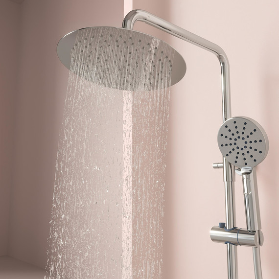 Душевая стойка с термостатом Sancos Kanedo SC7200CH - фото 4