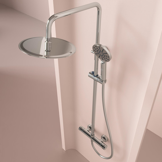 Душевая стойка с термостатом Sancos Kanedo SC7200CH - фото 5