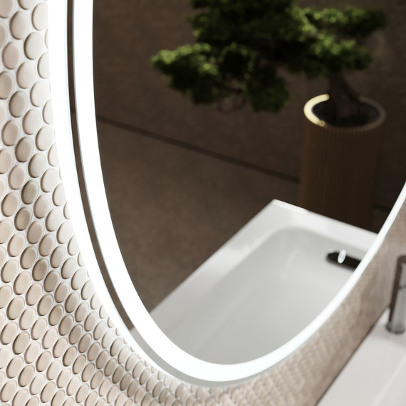 Зеркало Sancos Bella 100 см BE1000 - фото 2