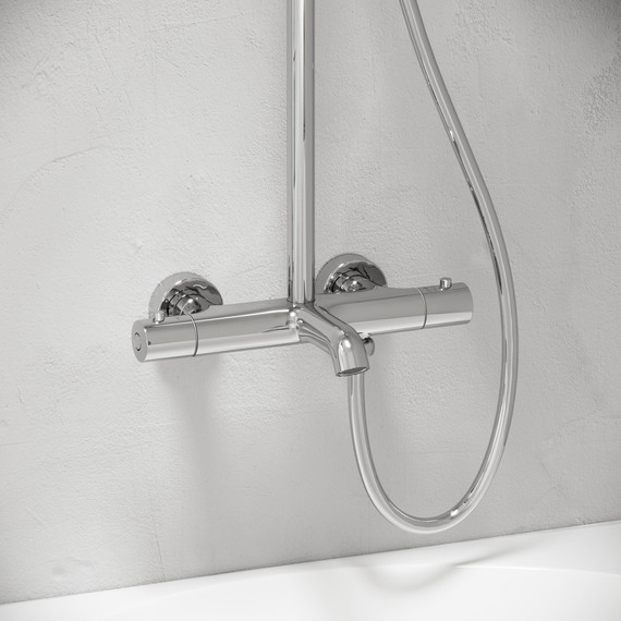 Душевая стойка с термостатом Sancos Game SC3001LCH - фото 4