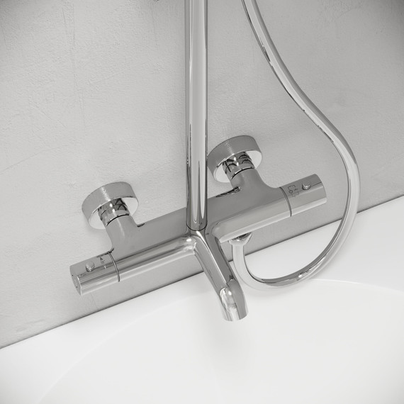 Душевая стойка с термостатом Sancos Game SC3001LCH - фото 5