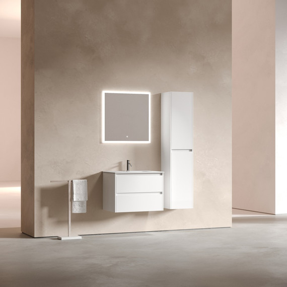 Тумба подвесная с раковиной-столешницей Sancos Libra 70 см LB70W (раковина Element CN7007) - фото 5