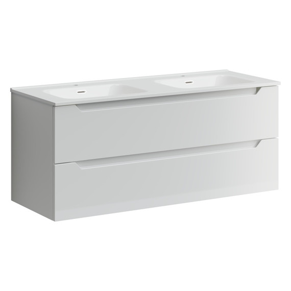 Тумба подвесная с раковиной Sancos Norma 2.0 120 см NR2.0120-2W - фото 3