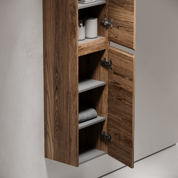 Пенал подвесной Sancos Libra 35 см PLB35ECH, дуб чарльстон - фото 8